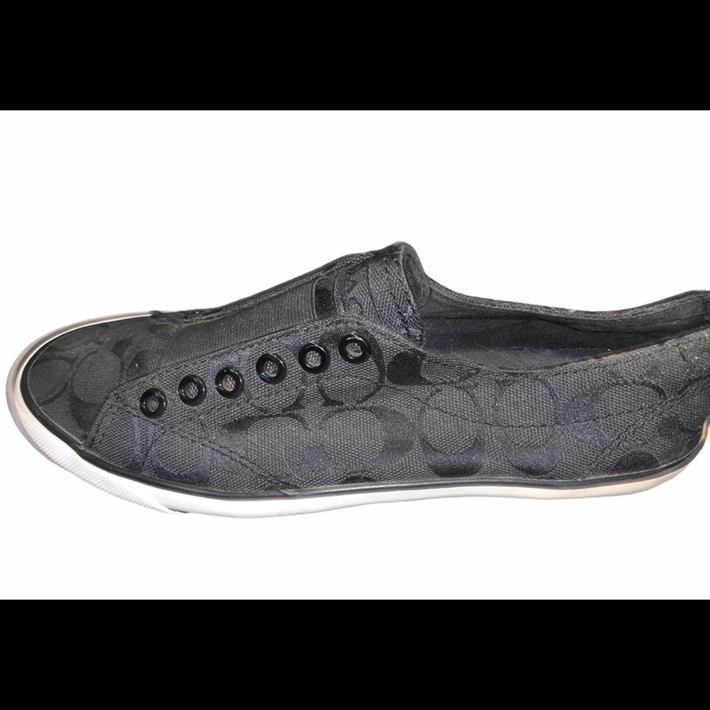black coach shoes